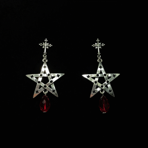 Vintage – Blooddrops of stars Earring